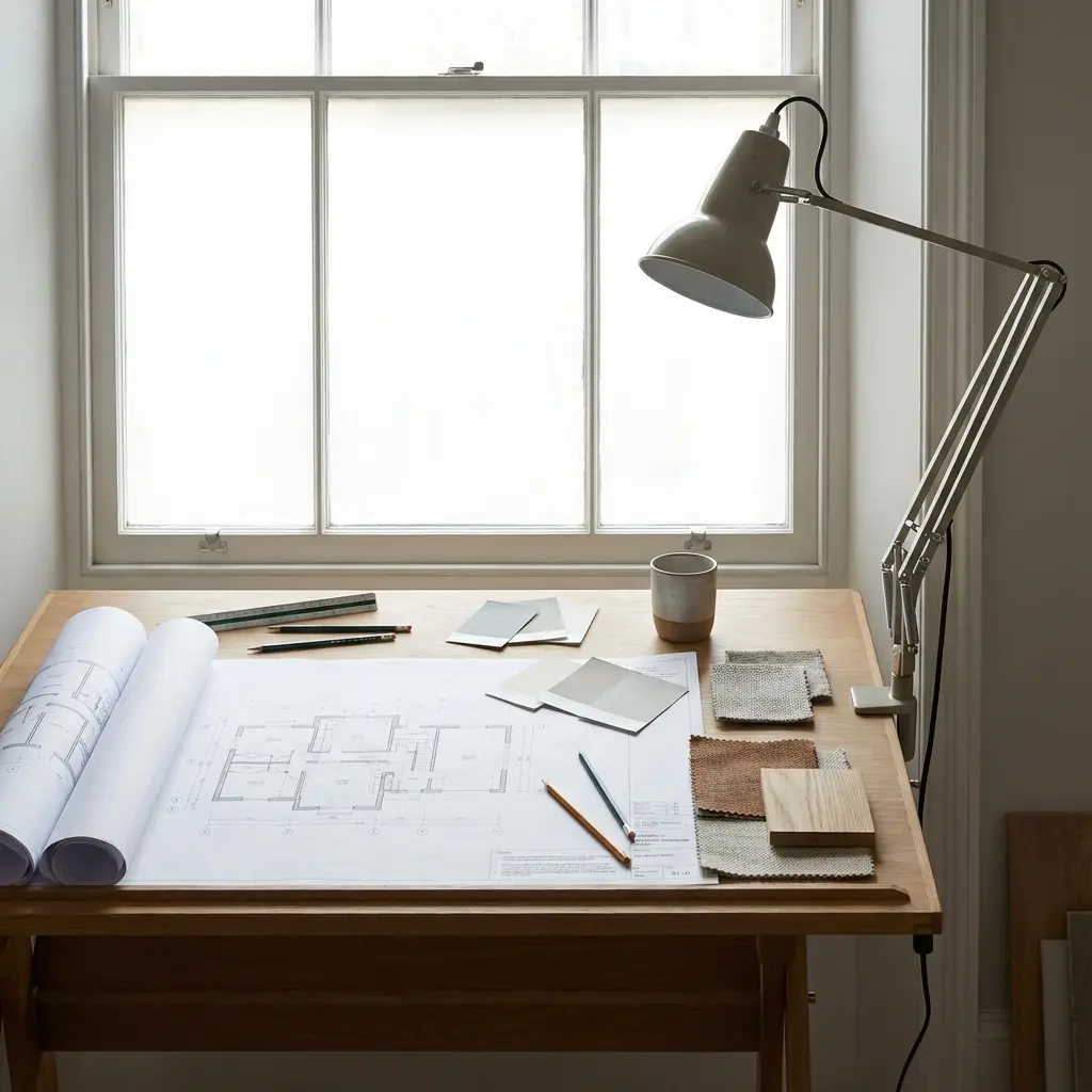 Plano de reforma y herramientas de diseño